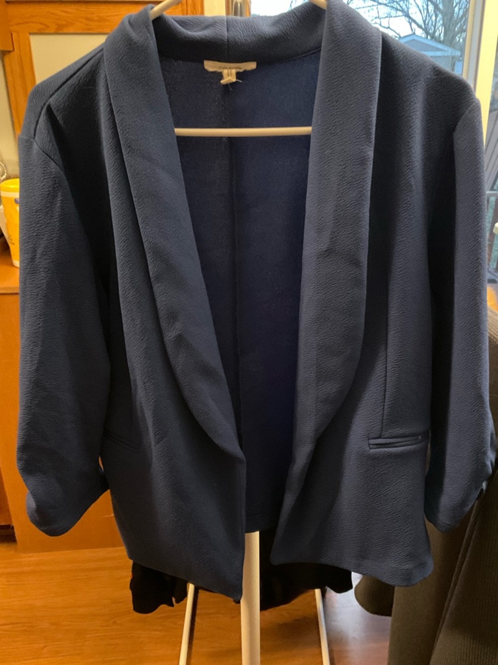 Maurices Navy Open-Front Blazer Jacket